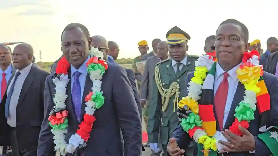 Kenyan President William Ruto In Zimbabwe To Officially Open ZITF
