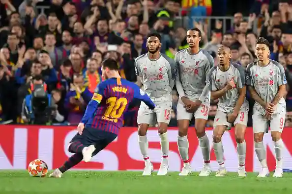 Lionel Messi Scores His 50th Free Kick Goal As Barcelona Smash Valladolid 5-0