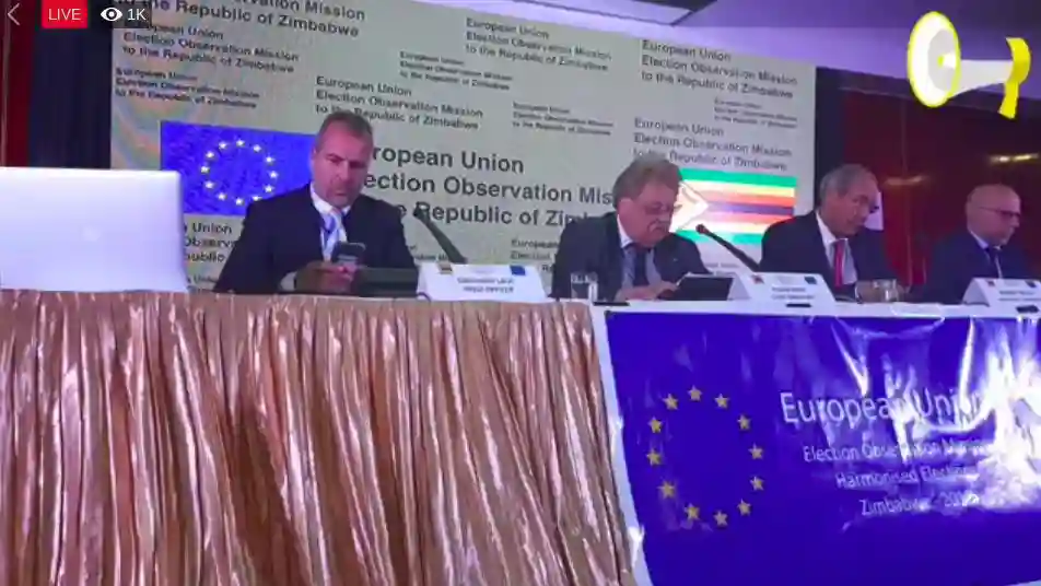 Live Stream: EU Election Observers Report On Elections