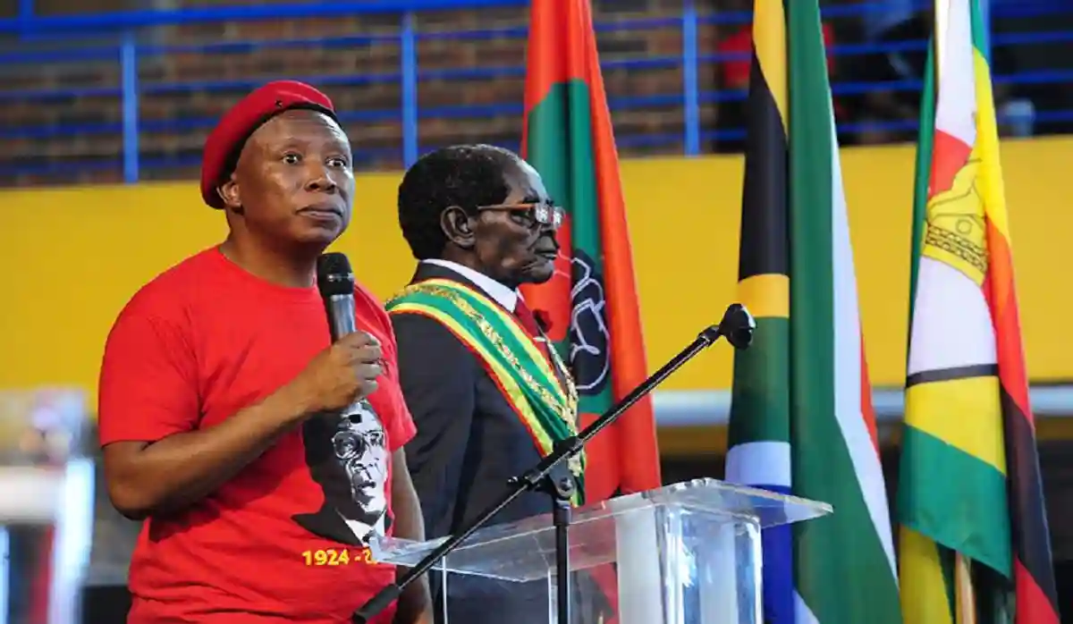 Malema-Led EFF Says "Mnangagwa's Treasonous Act Will Not Resolve The Zimbabwean Crisis," - As Zimbabwe Compensate White Farmers