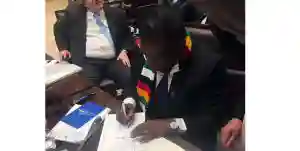 Ministers Sign Performance Contracts Before President Mnangagwa