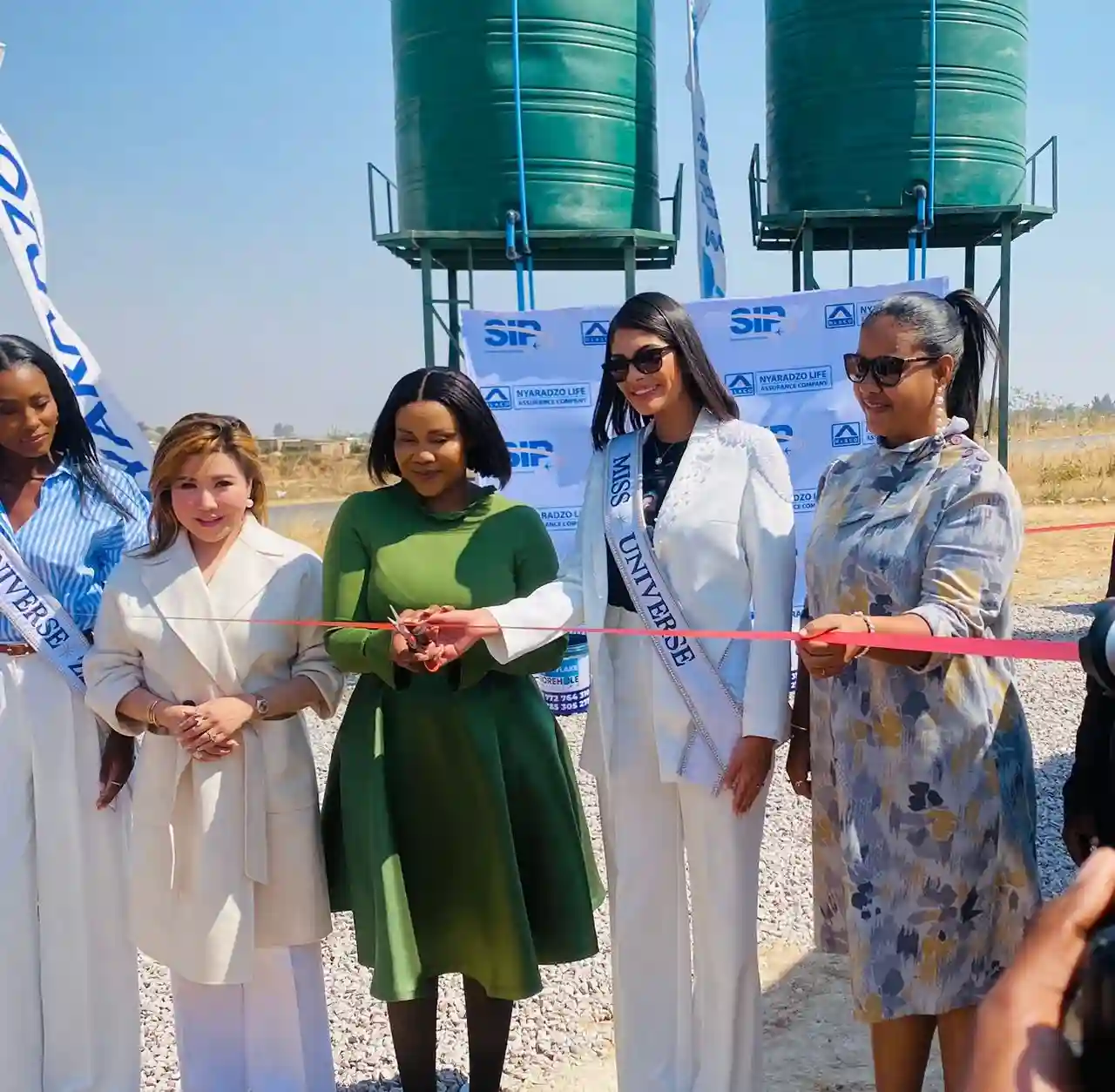 Miss Universe Donates Boreholes To Epworth Residents