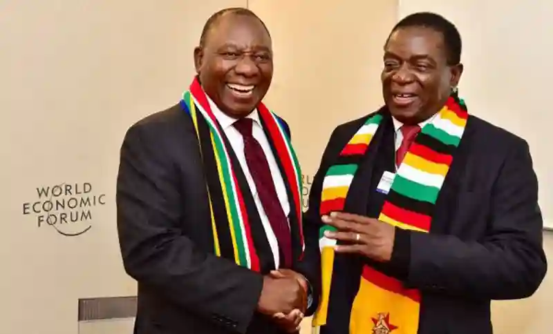 Mnangagwa Congratulates New SA President Ramaphosa