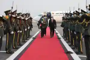 Mnangagwa In Angola For Lourenco’s Inauguration