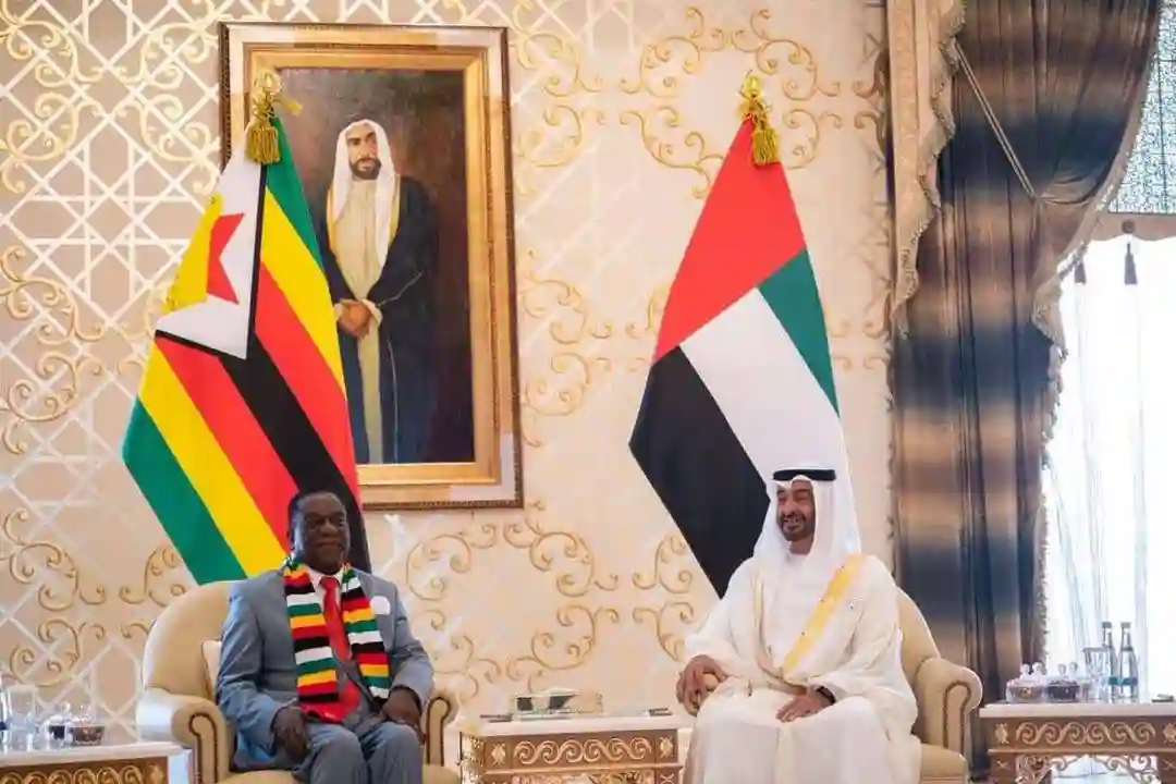 Mnangagwa Says Trip To UAE Was Funded By Crown Prince of Abu Dhabi