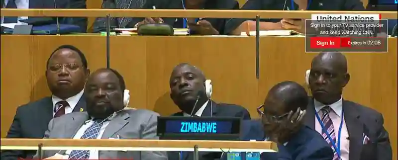 Mugabe & co. bored by Donald Trump's first UN speech, Twitter reacts
