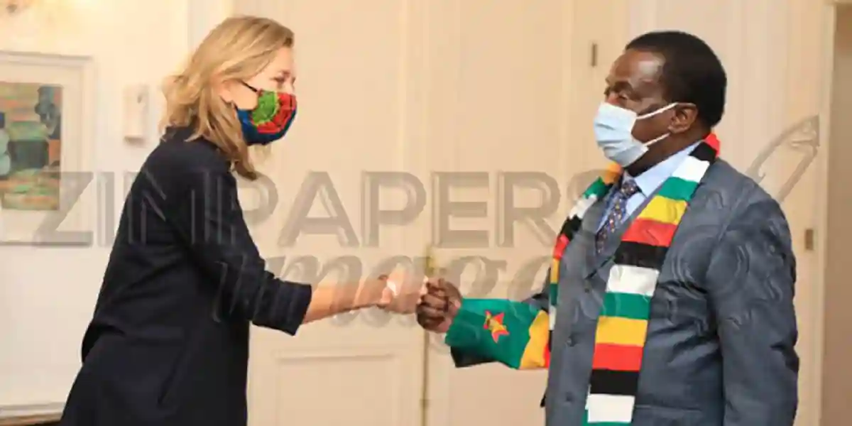 Netherlands Ambassador Bids Farewell To President Mnangagwa