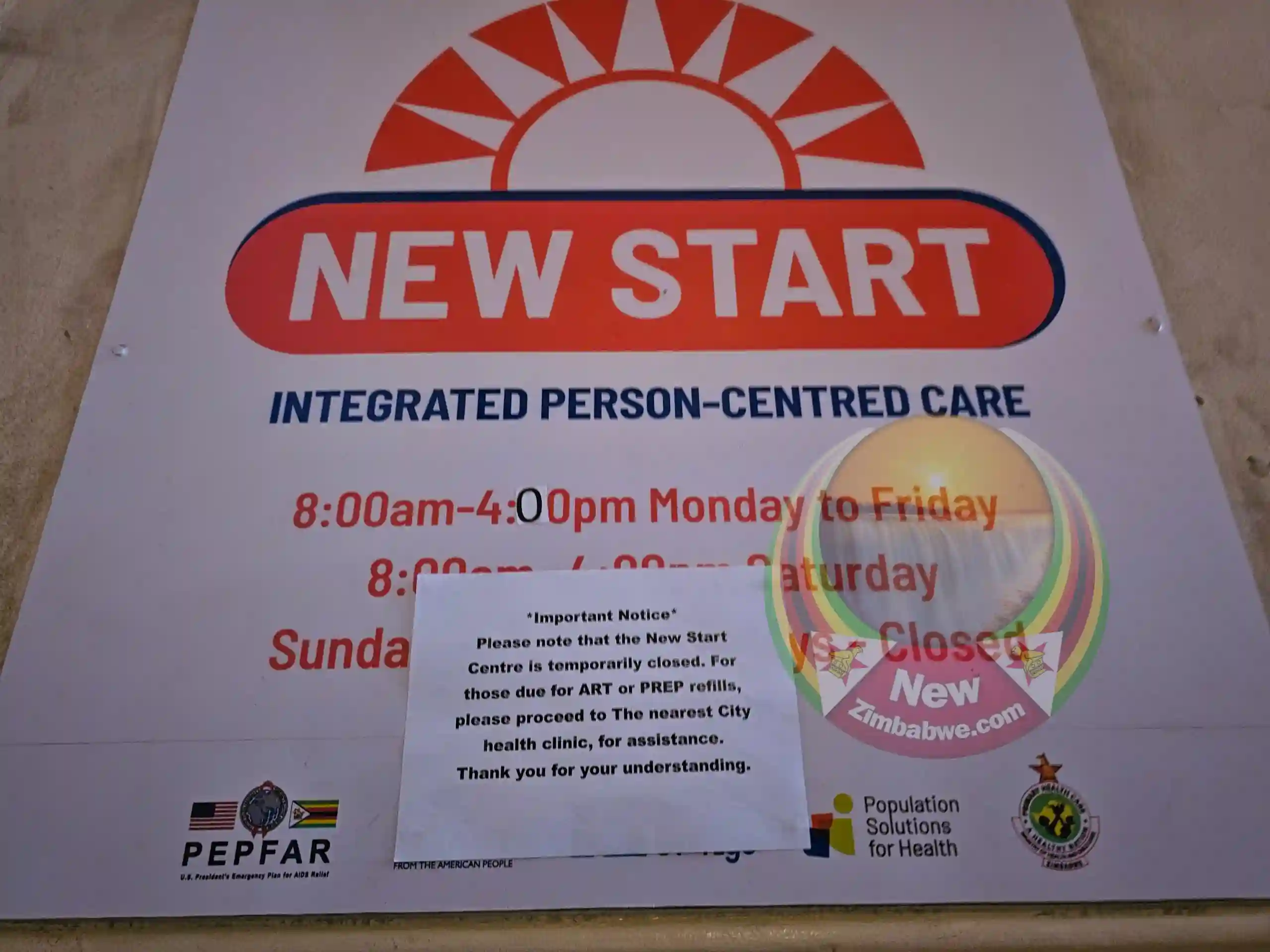New Start Centre Suspends ART, PrEP Services