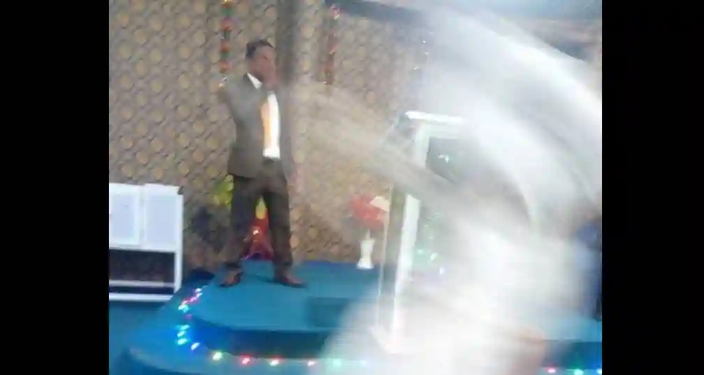 Nigerian Pastor Shares "Pictures Of An Angel Captured On Camera" On New Year Eve