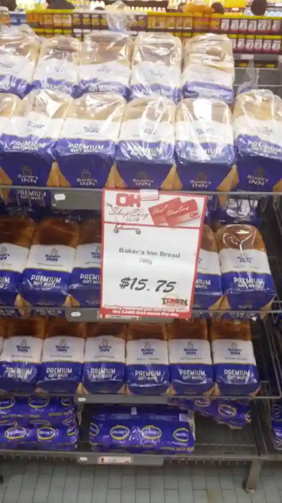 PICTURE: The New Price Of A Loaf Of Bread