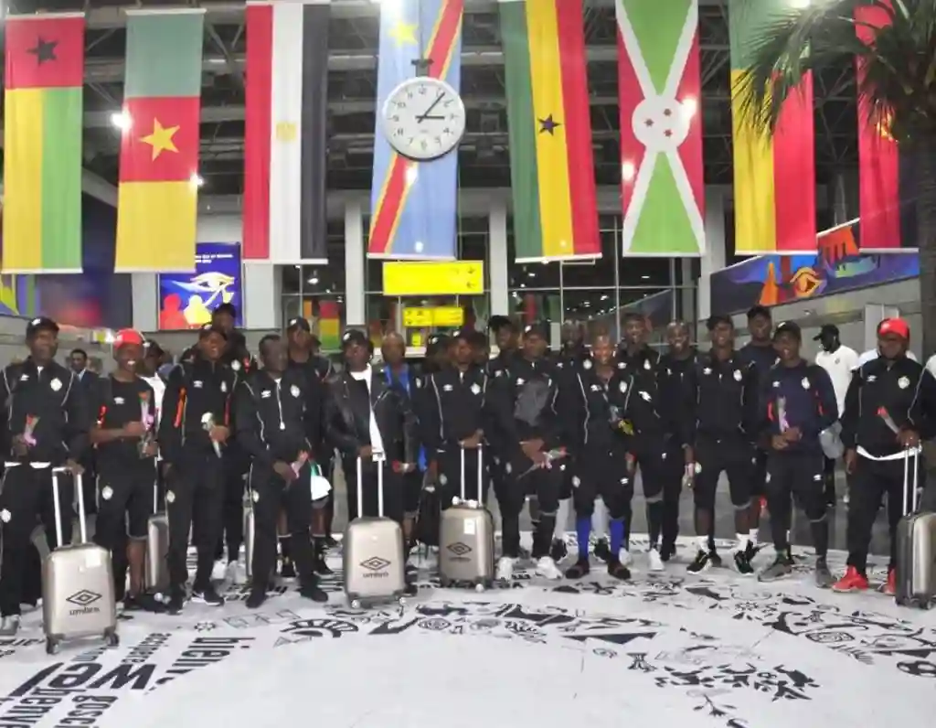 Picture: Warriors Contingent On Arrival In Egypt