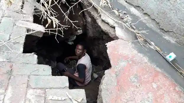 PICTURES: Beitbridge Family Discovers Deep Mine Shaft Under Their House