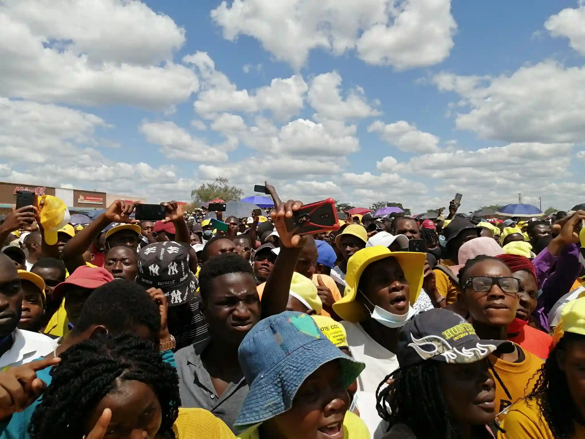 PICTURES: CCC Rally At Mbizo 4 Shopping Centre, Kwekwe