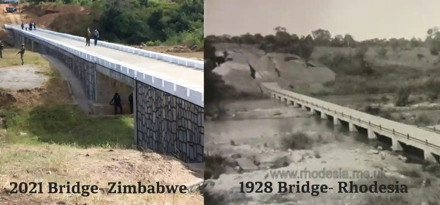 PICTURES: ED  Officially Opens Small Karanda Bridge. Draws Zim Twitter Ire