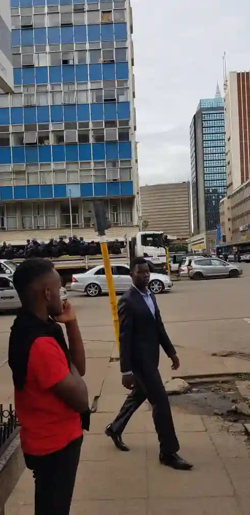 PICTURES: Police Raid MDC Headquarters