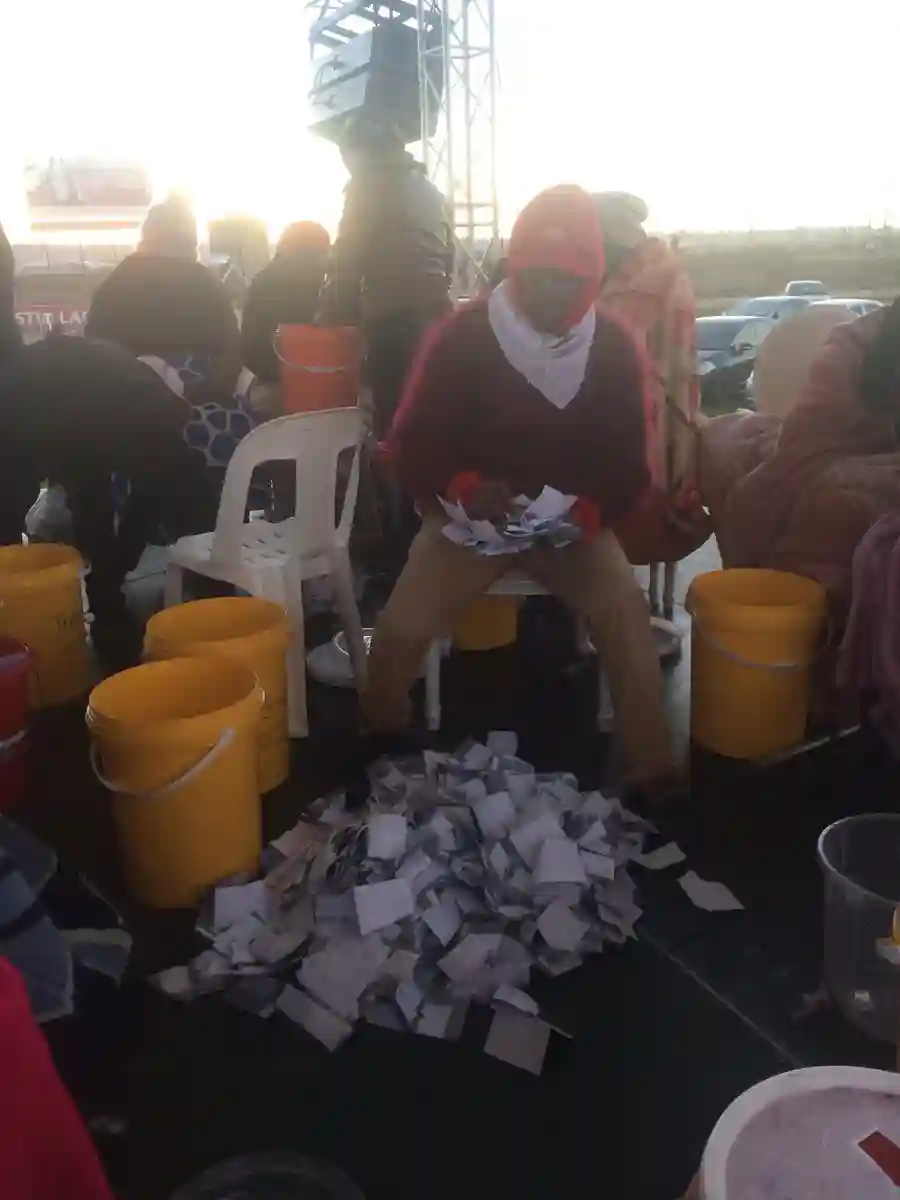 PICTURES: Sun Rises On MDC Voting-counting Process At Ascot Stadium