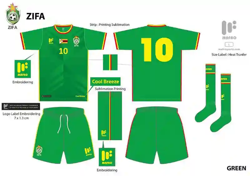 PICTURES: Warriors Jerseys For AFCON Tournaments Since 2004