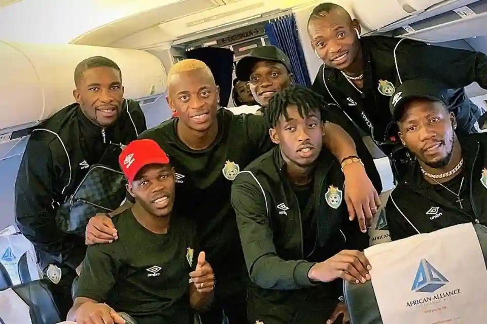 PICTURES: When Warriors Departed Nigeria For Egypt