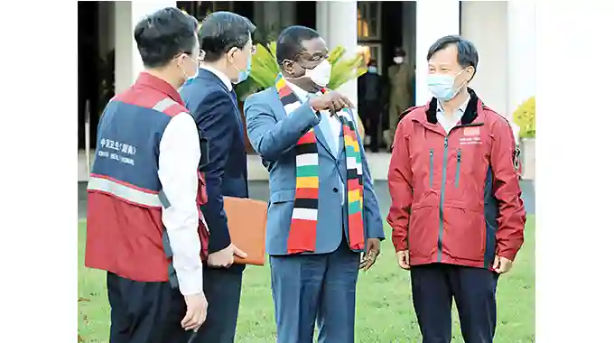 President Mnangagwa Extols Chinese Team Of Medical Experts