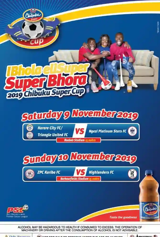 PSL Confirms Dates, Venues & Time For Chibuku Super Cup Semifinals