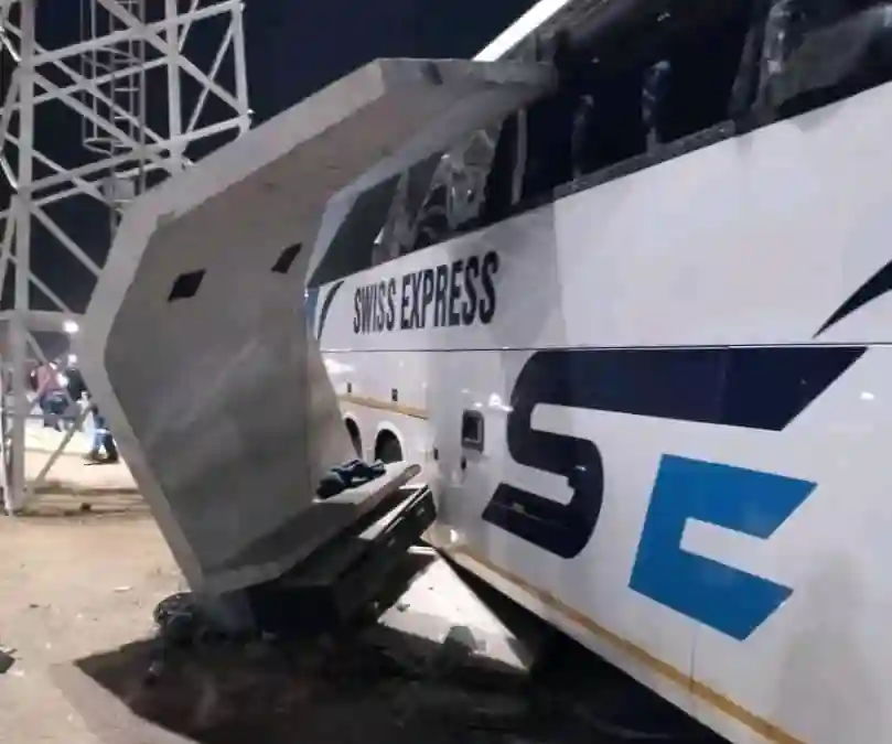 Security Guard Killed In Freak Swiss Express Bus Accident At Beitbridge Border Post