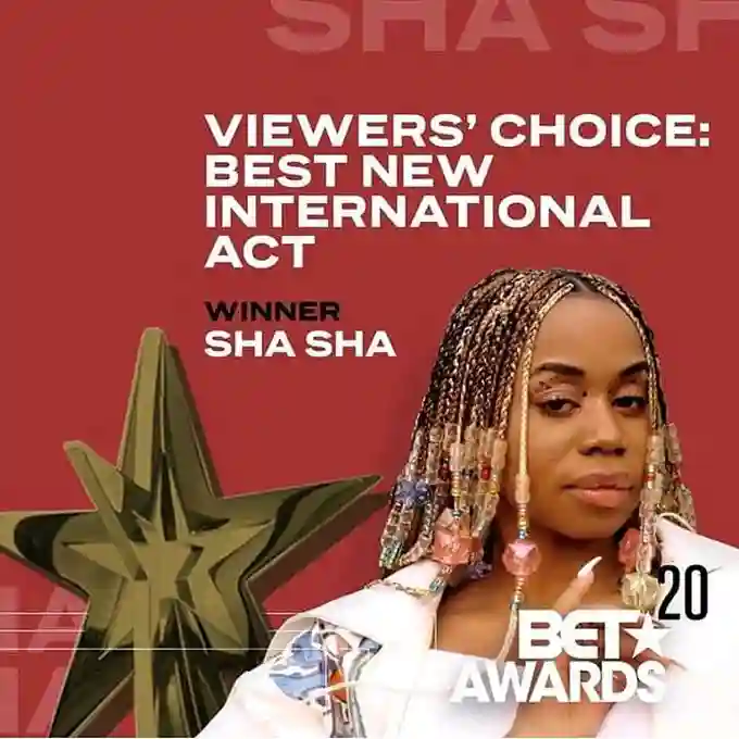 Sha Sha Wins Her First BET Award