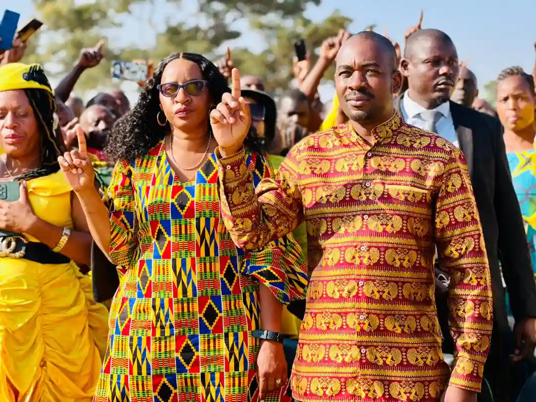 Sithokozile Chamisa Makes Surprise Appearance At CCC Campaign Rally