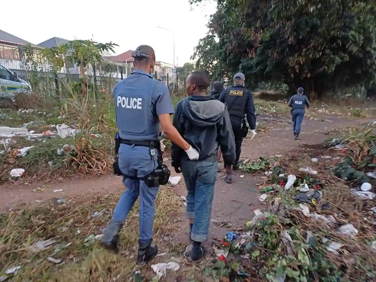 South African Police Arrest 123 Border Jumpers In Durban