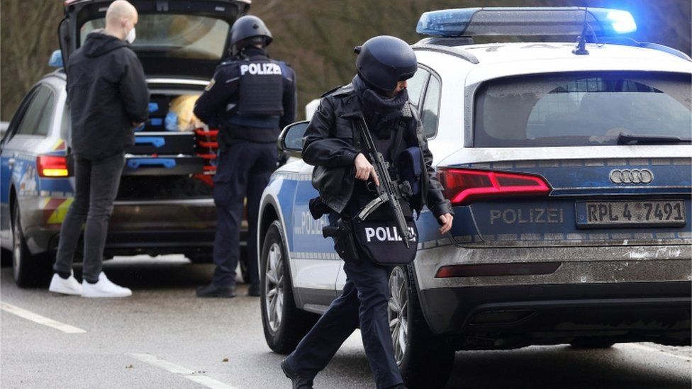 Suspect arrested after two German police shot dead near Kusel