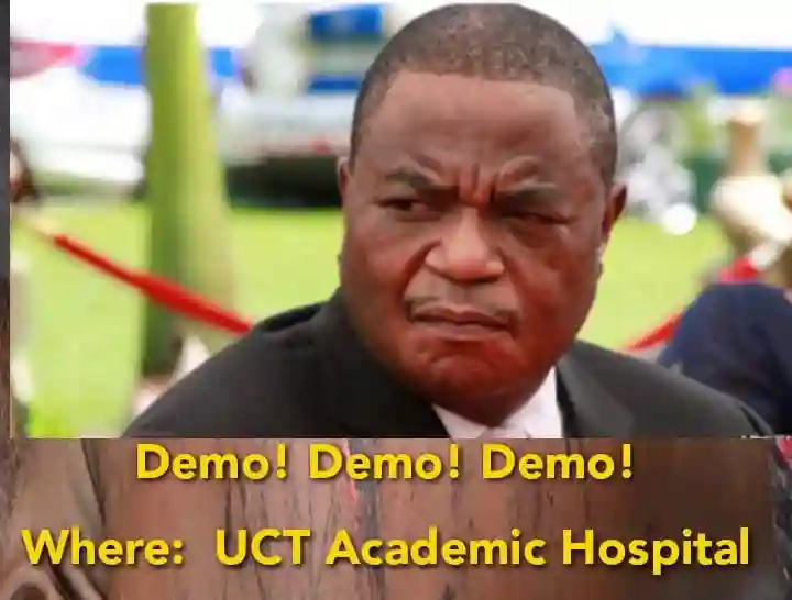 #Tajamuka/Sesijikile Calls For Demo At Hospital Treating VP Chiwenga in South Africa