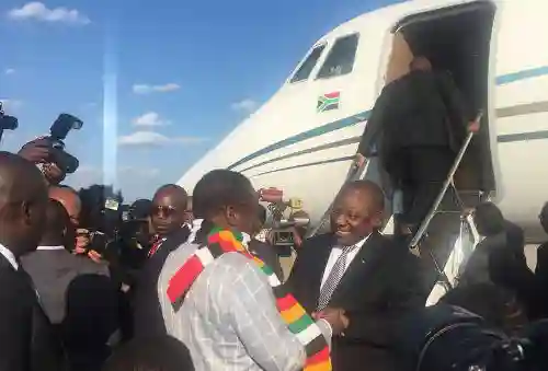 The Pictures: South Africa President's Visit to Zimbabwe