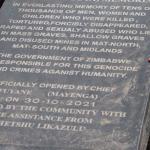 Third Gukurahundi Memorial Plaque Erected At Bhalagwe