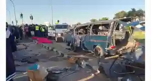 Update: Police Speak On Bulawayo Kombi - Haulage Truck Accident