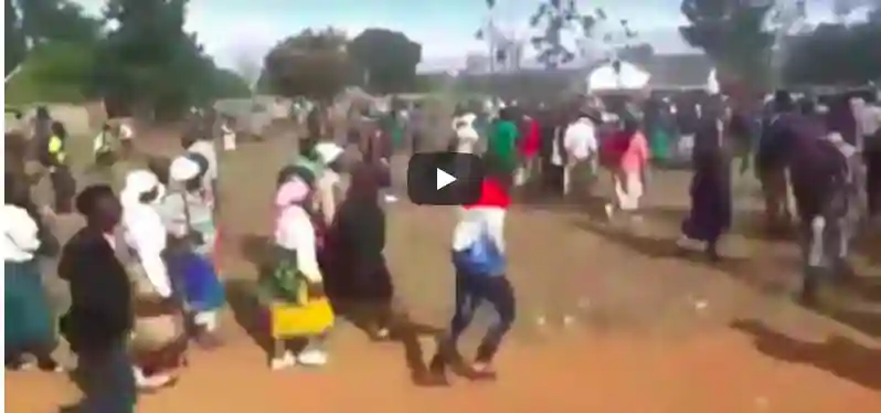 Video: People Walk Out During President Mnangagwa's Rally