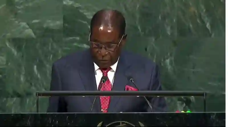 Video: President Robert Mugabe's Full Speech At The 2017 United Nations General Assembly