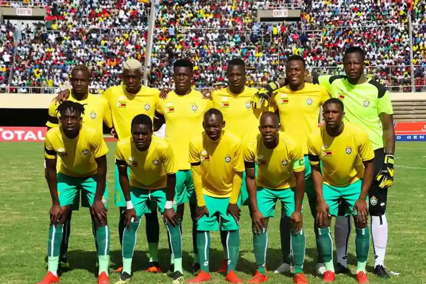Warriors Lineup VS Comoros In Cosafa Cup, Durban