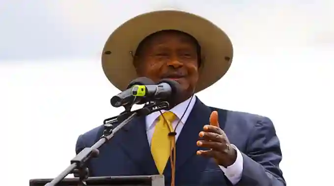 WATCH: 75 Year Old Museveni Exercising Indoors To Discourage His Countrymen From From Going Outside To Exercise