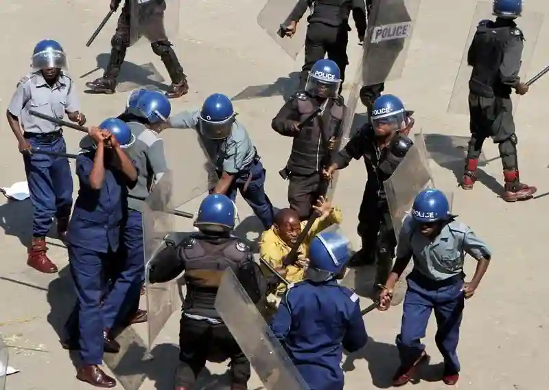 WATCH: An Old Man Injured In The Head As The Police Were Violently Dispersing MDC Supporters (WARNING: Graphic Content)