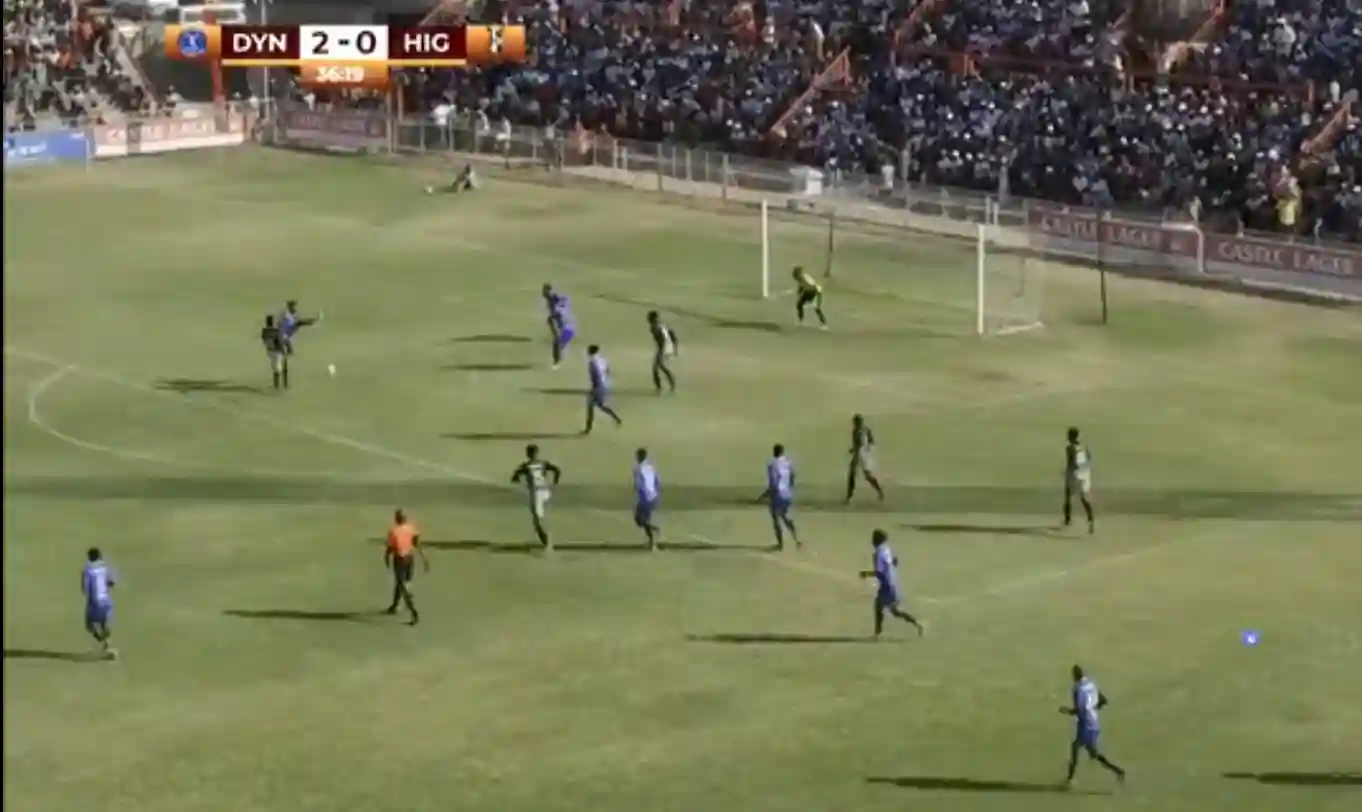 WATCH: Highlanders Vs Dynamos Penalty Appeal Moment