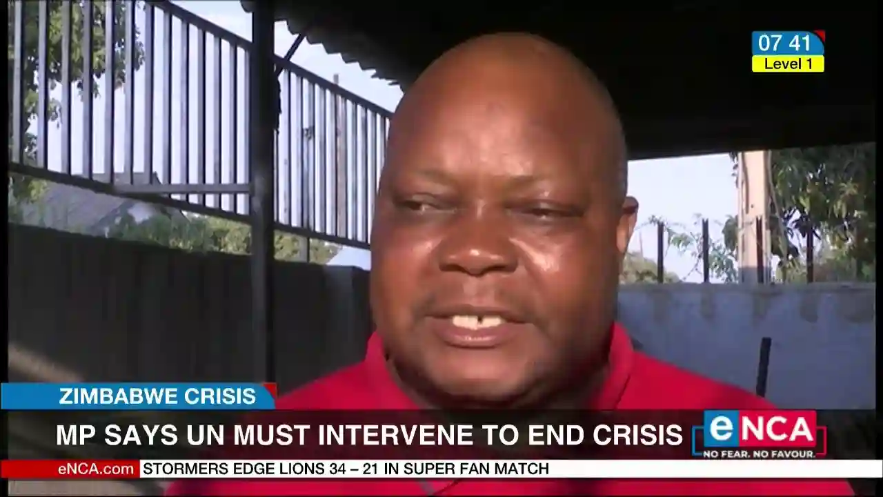 WATCH: It's High Time The UN Intervenes In The Crisis In Zimbabwe - Sikhala On eNCA
