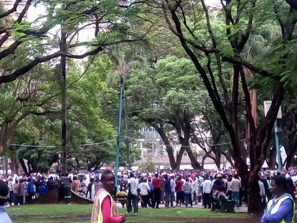 [Watch Live Broadcast] MDC Demonstration In Central Harare