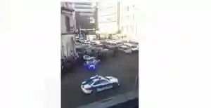 WATCH: Motorcade Police Assaulting Motorist, Smashes Car Window Screen
