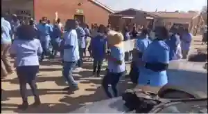 WATCH: Nurses Stage Demonstration At Chitungwiza Hospital