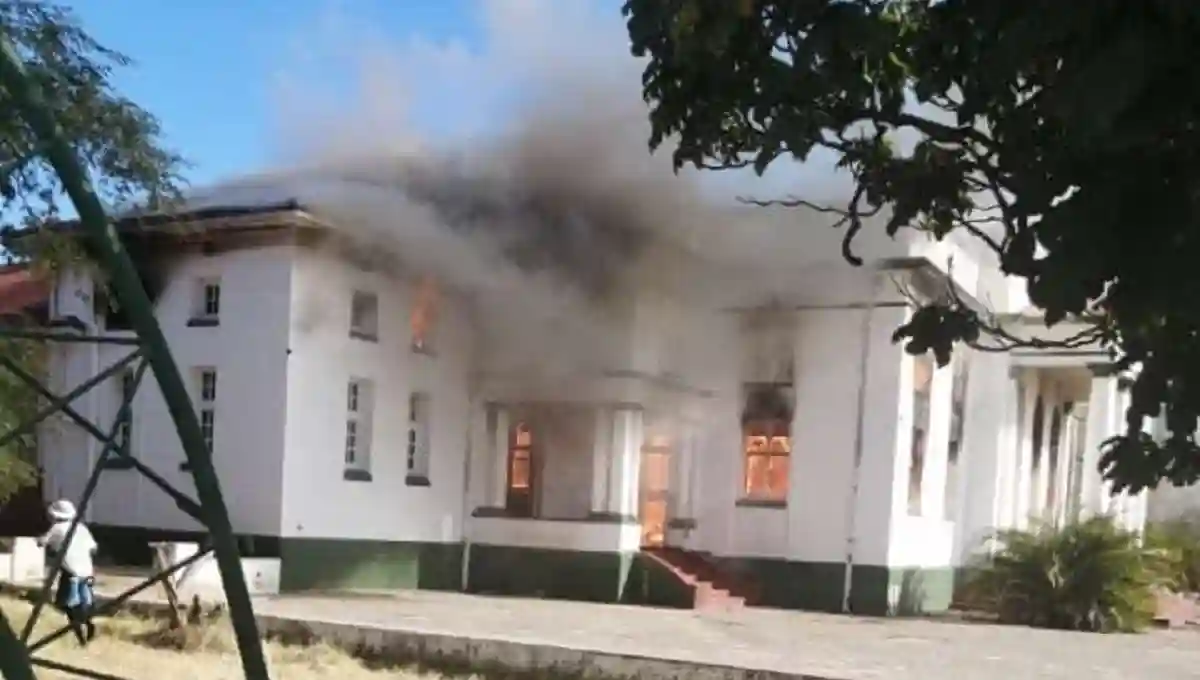 WATCH: Plumtree High School Gutted By Fire