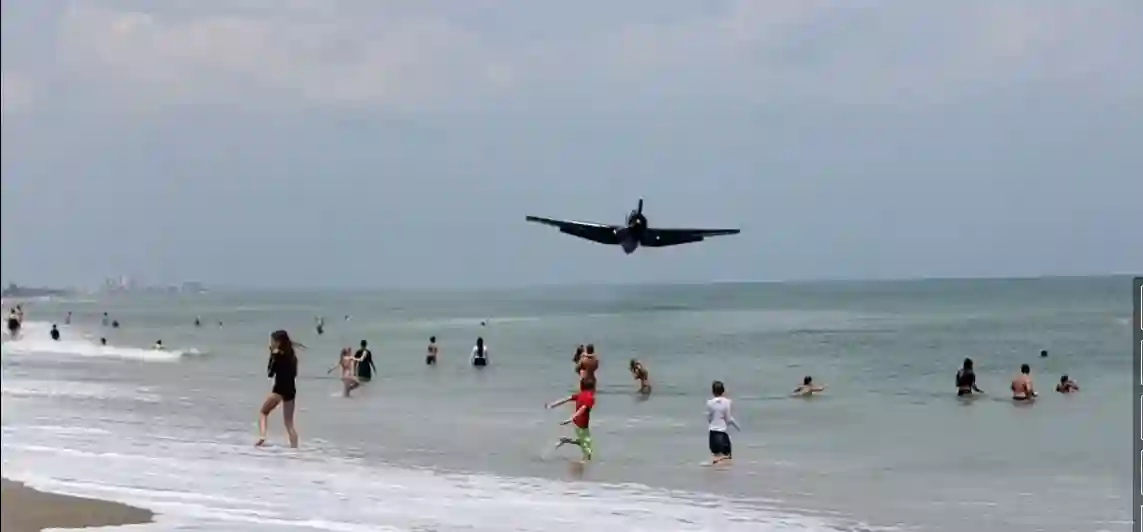 WATCH: World War II-Era Plane Crashes Into The Sea