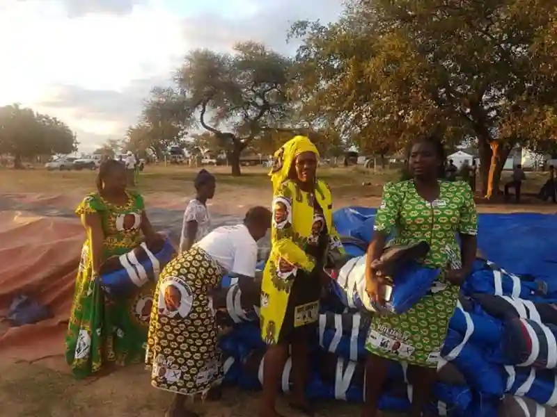 WATCH: ZANU PF-branded Cars Delivering Aid In Manicaland