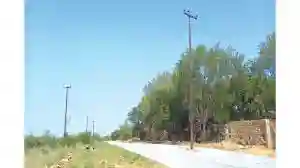 ZESA Erects Electricity Pole In The Middle Of A Road