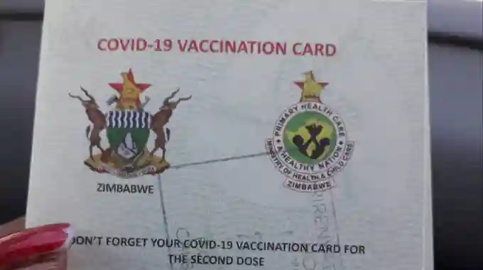 Zimbabwe Launches New COVID-19 Vaccination Card