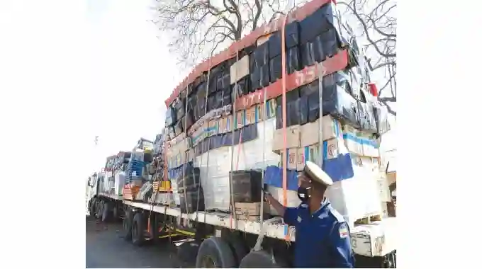Zimbabwe Police Impound Bus With Smuggled Goods From South Africa