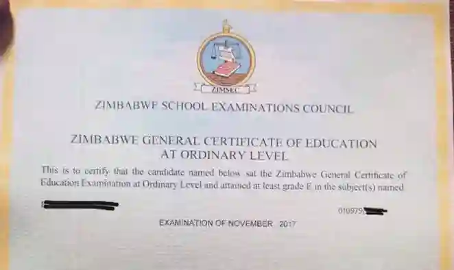 ZIMSEC Certificates For June 2023 Exams Out